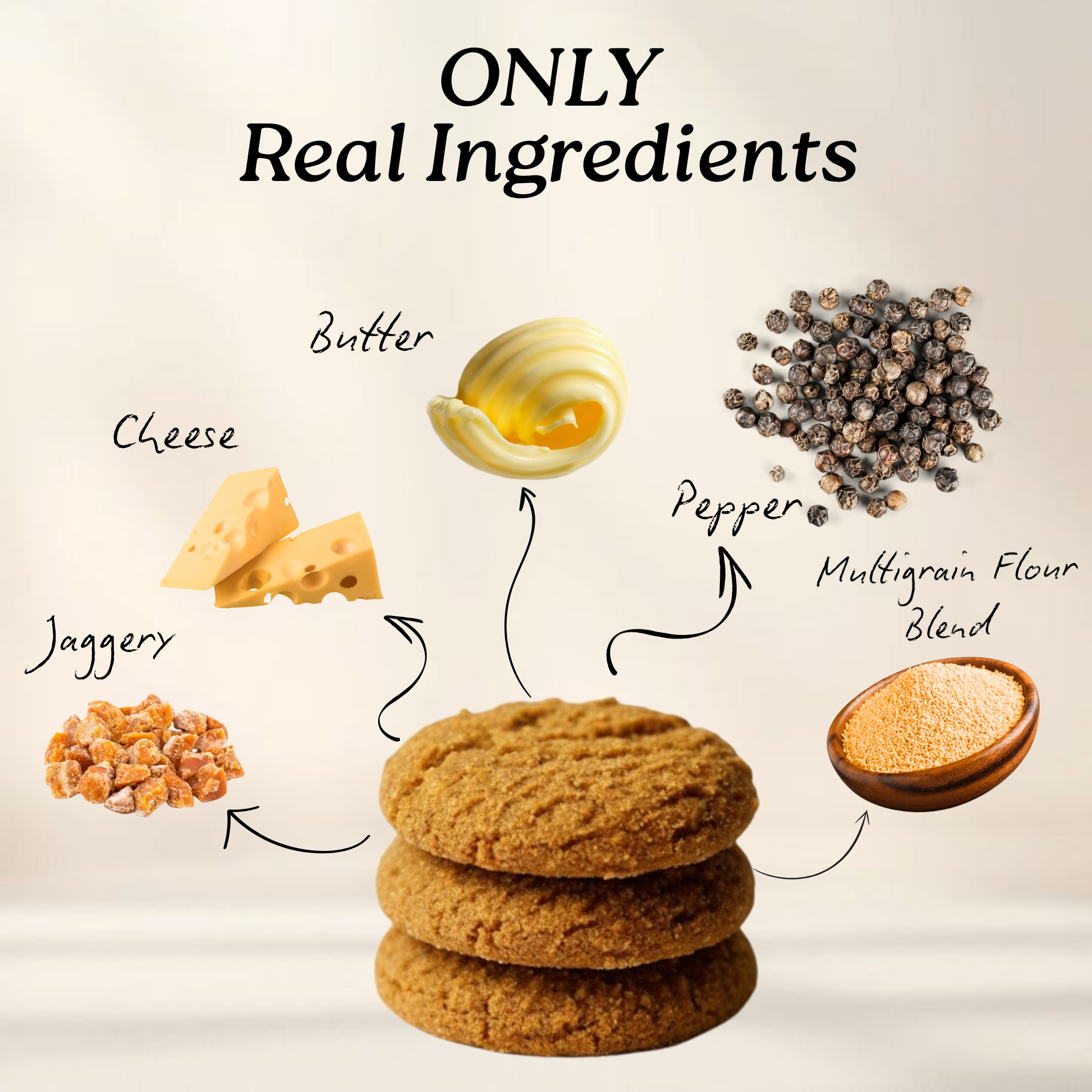 Millet Cheese Cookies (Pack of 1) - Image 2