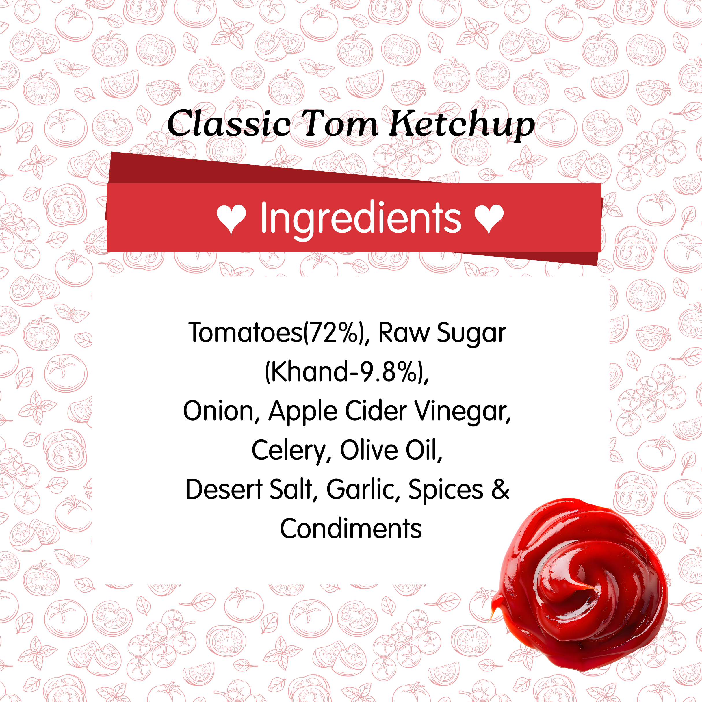 The Classic Tom Real Tomato Ketchup - Image 4