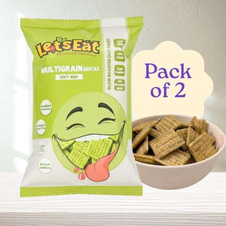 Multigrain Spicy Mint Snicks (Pack of 2)