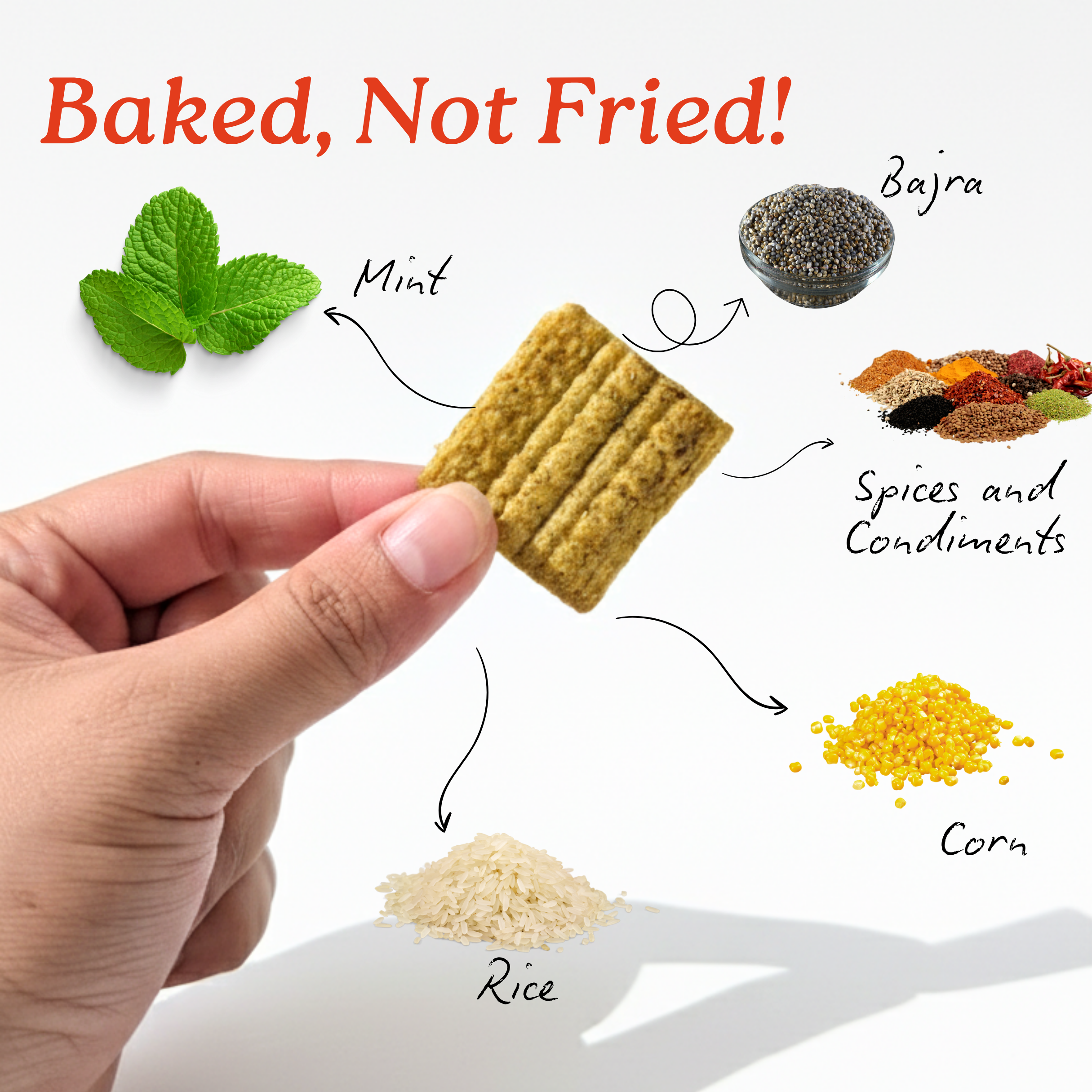 Multigrain Spicy Mint Snicks (Pack of 1) - Image 2