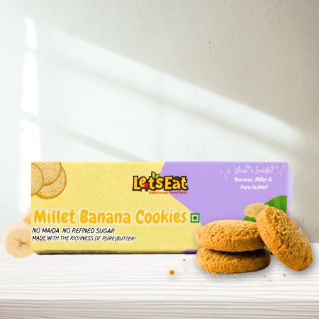 Millet Banana Cookies (Pack of 1)