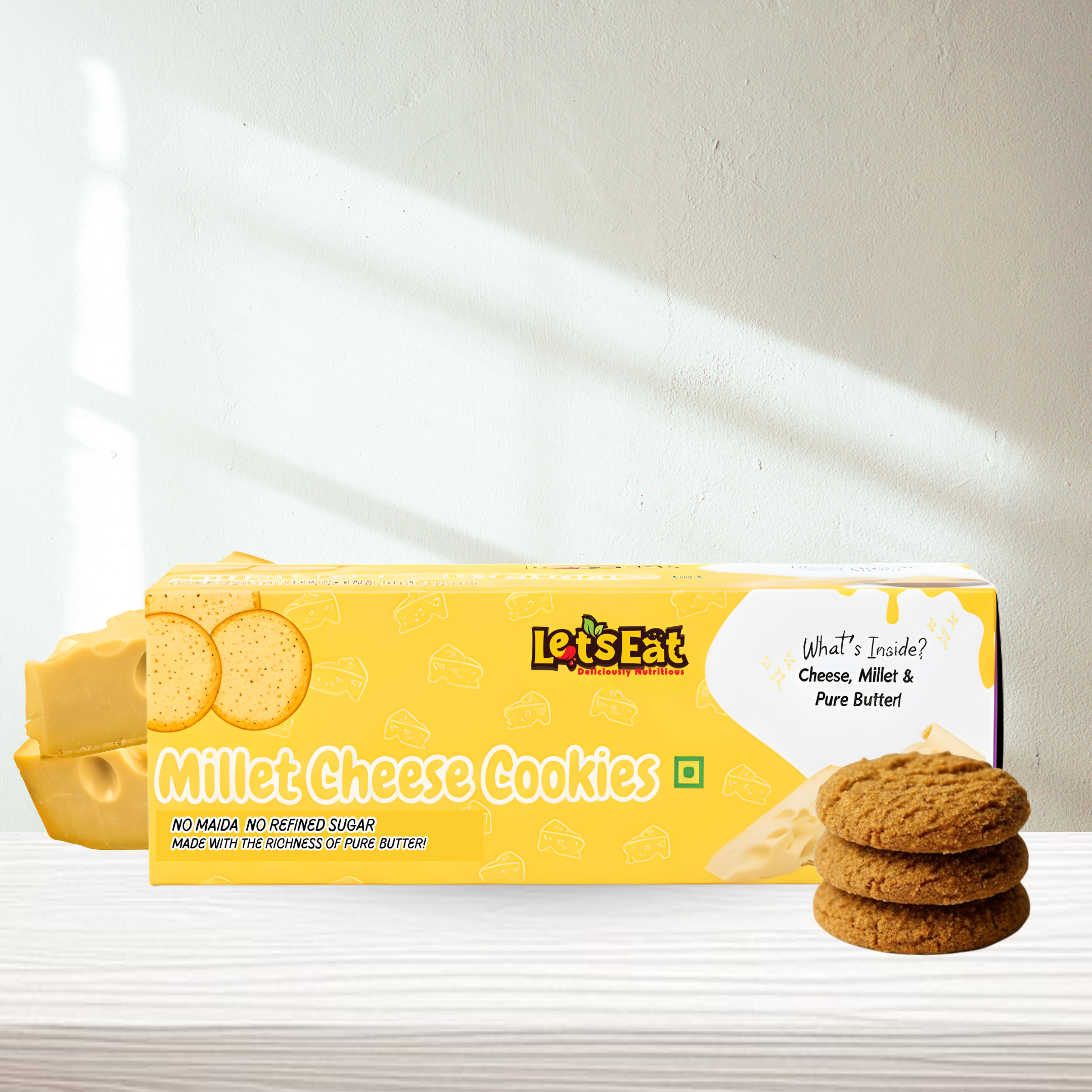 Millet Cheese Cookies (Pack of 1)