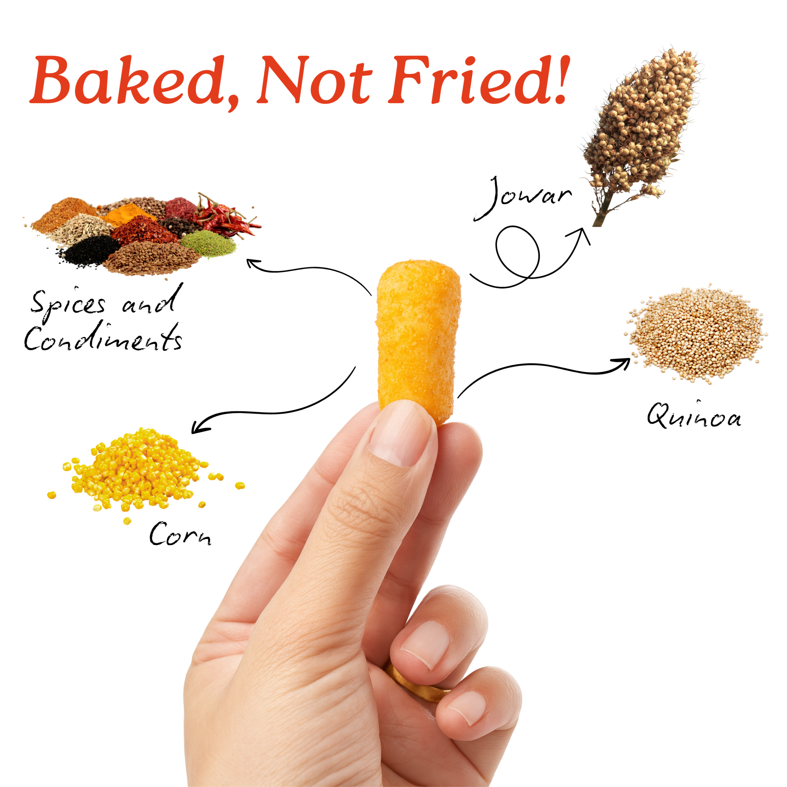 Quinoa Snicks Peri Peri (Pack of 1) - Image 2