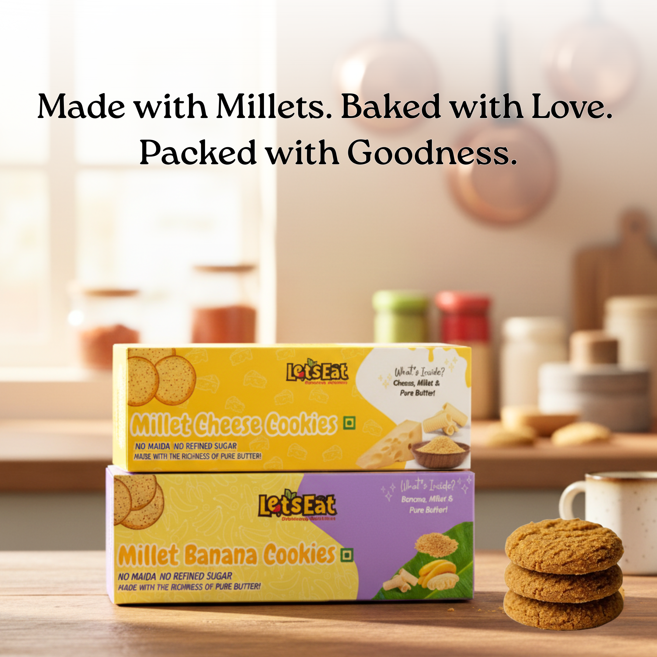 Millet Cheese Cookies (Pack of 1) - Image 6